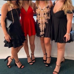 Lulus Red Mini Dress Small